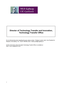 Director of Technology Transfer and Innovation, Technology