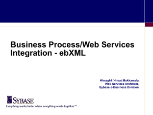 XML Europe Presentation