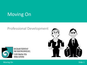 Moving On Power Point Presentation June 2015