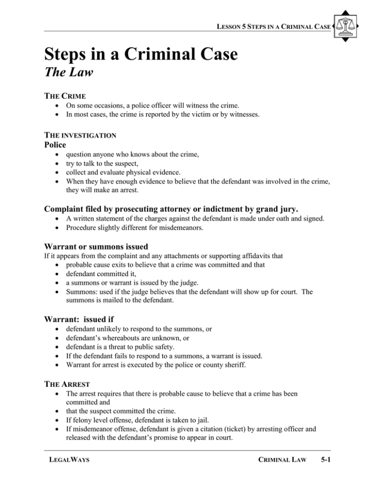 student-handout-steps-in-a-criminal-case