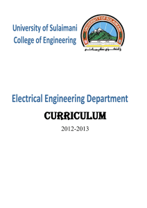 CurriculumI 2012 – 2013 Third Stage