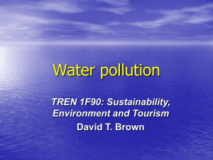 CONTROLLING WATER POLLUTION