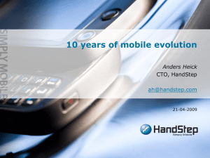 10 years of mobile evolution