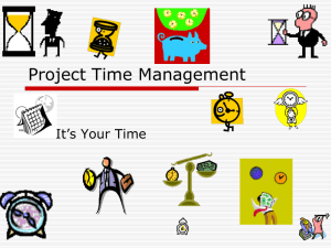 Project Time Management D1-D2