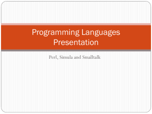 Programming Languages Presentation