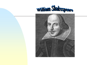 Shakespeare Presentation