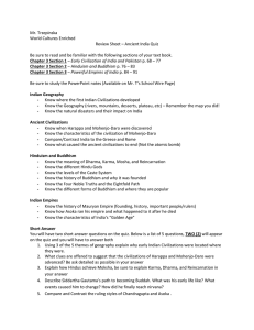 Mr. Trzepinska World Cultures Enriched Review Sheet – Ancient