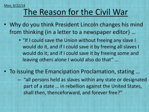 American Civil War - Advantages and Overview