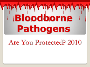 Bloodborne Pathogens – Darrel Canada