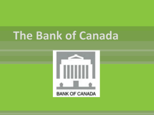 The Bank of Canada - HRSBSTAFF Home Page