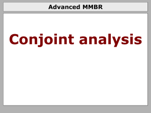 Conjoint Analysis