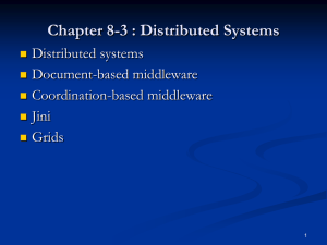 Distributed Systems () - METU Computer Engineering