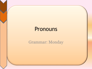 Pronouns - Spokane Public Schools