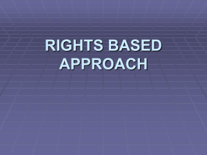 Rights-Based Approach
