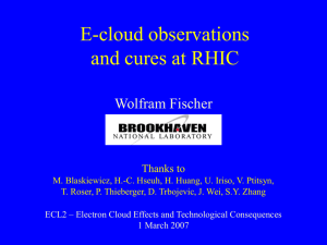2007-0301_E-cloud_observations_and_cures_at_RHIC