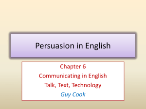 Persuasion in English