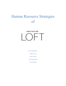 Human Resource Strategies of