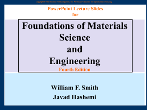 Foundations of Materials Science and Engineering Third Edition