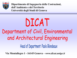 People - DICAT - Università Degli Studi Di Genova