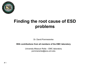 Finding the root cause of ESD problems