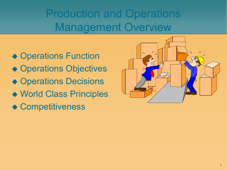 production-and-operations-management-overview