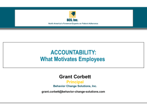 Grant Corbett, Behavior Change Solutions