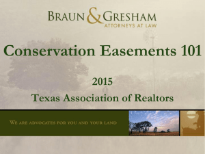 Conservation Easements 101 - Texas Association of REALTORS