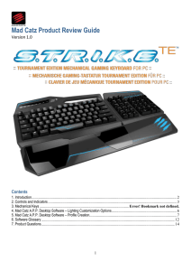 S.T.R.I.K.E.TE Gaming Keyboard Review Guide