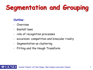 Segmentation as clustering