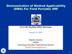 Field-Based Site Characterization Technologies Short - CLU-IN