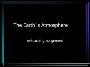 The Earth*s Atmosphere