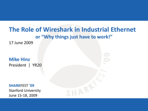 AU-7 (Hinz) Industrial Ethernet - SharkFest