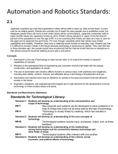 Automation and Robotics Standards