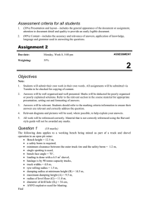 Assessment Detail - Assignment 2