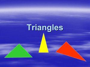 Triangles - Primary Resources
