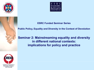 ESRC Seminar 2 Presentation