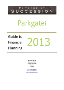 Guide for Financial Planning