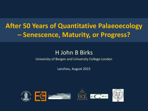 After 50 years of quantitative palaeoecology