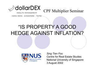 is property a good hedge against inflation?