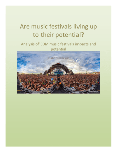 White Paper Music Festival Impact Rishard Rheyas