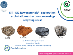 EIT - KIC Raw materials