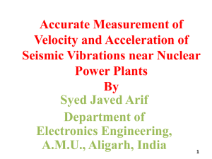 Accurate Measurement of Velocity and Acceleration of