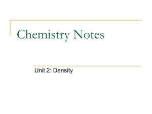 Chemistry Notes - Bridgman Public Schools