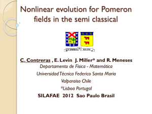 Nonlinear evolution for Pomeron fields