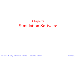 Chapter 3 - Simulation Software