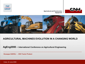 AgEng2008 – International Conference on