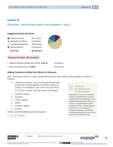 Grade 5 Mathematics Module 3, Topic B, Lesson 4