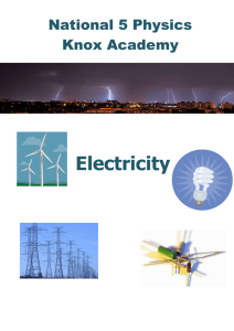 Electricity Summary Notes