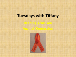 Tuesdays with Tiffany