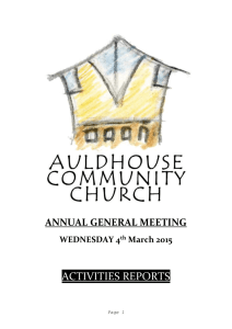 Youthwork - Auldhouse Community Church